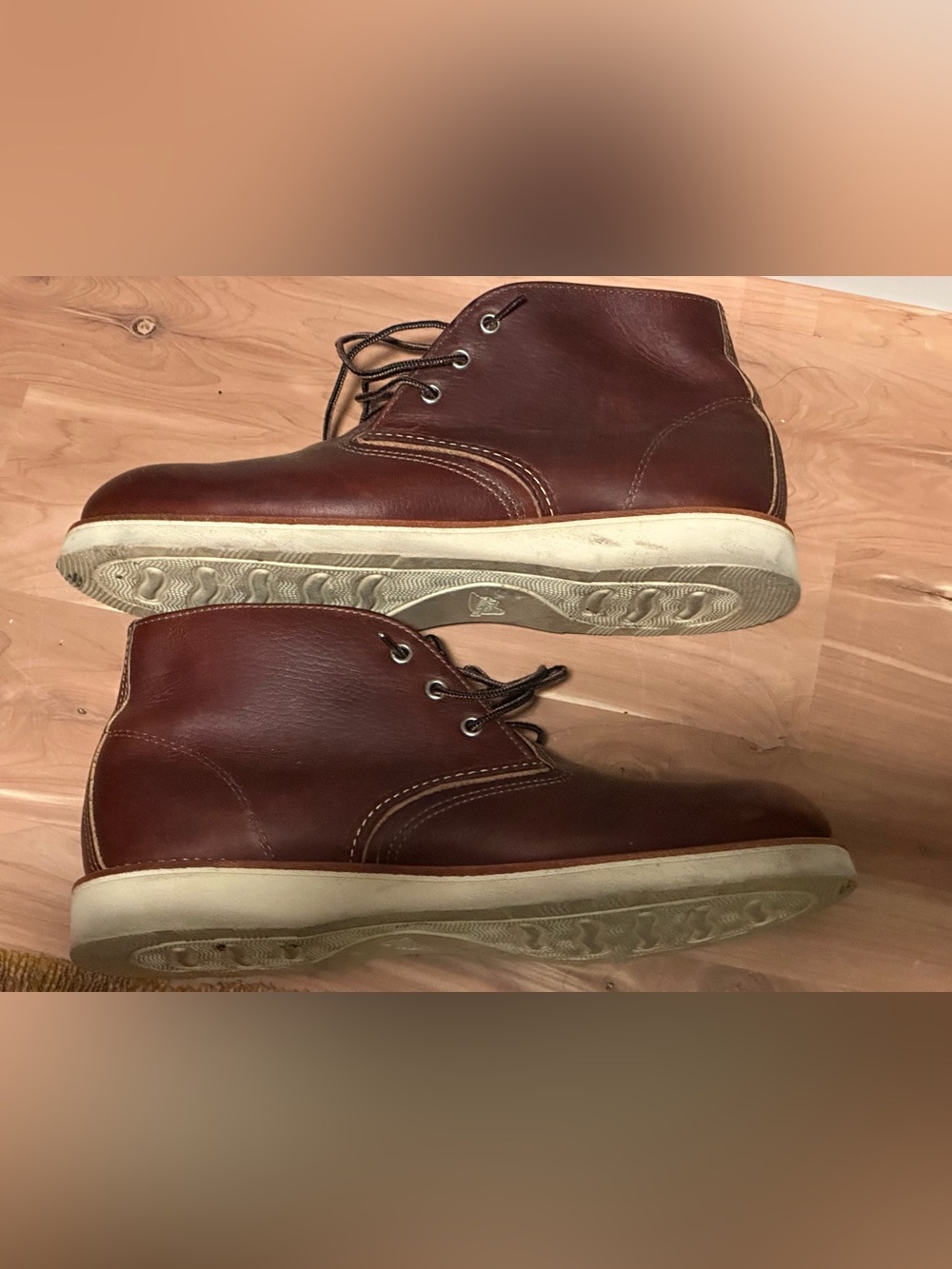 Red Wing Heritage Work Chukka 3141 size 11 D in Brown “Oil Slick” Leather